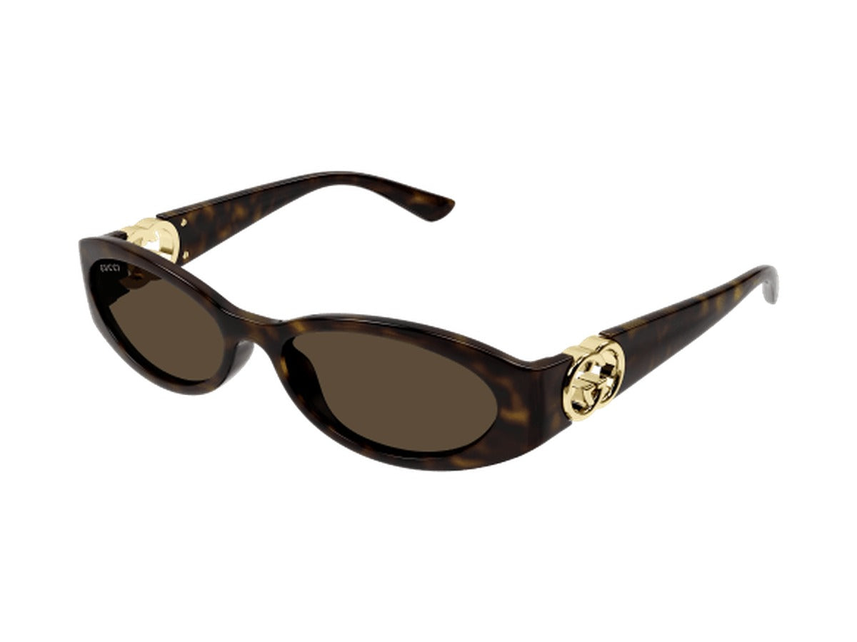 Gucci GG1660S-002 sunglasses - Havana / Brown