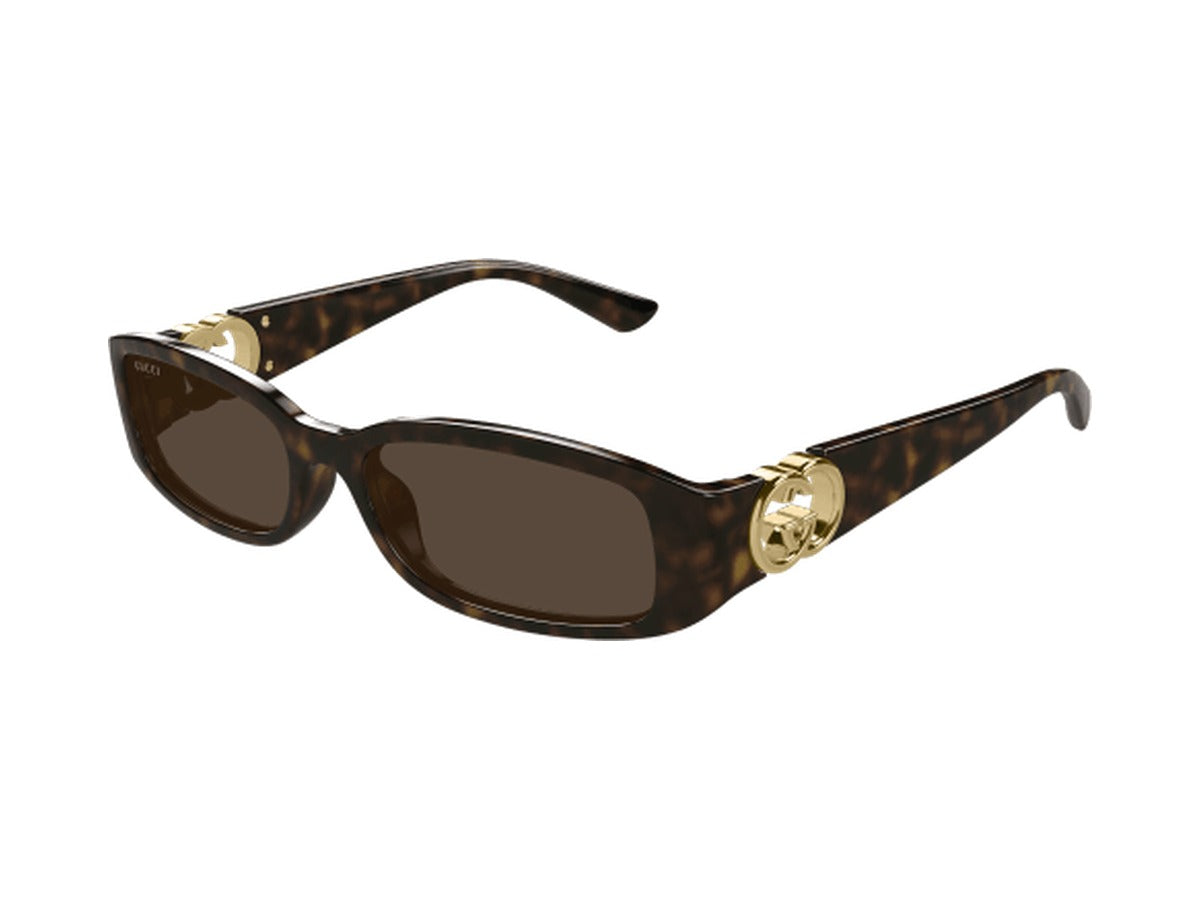 Gucci GG1661S-002 sunglasses - Havana / Brown