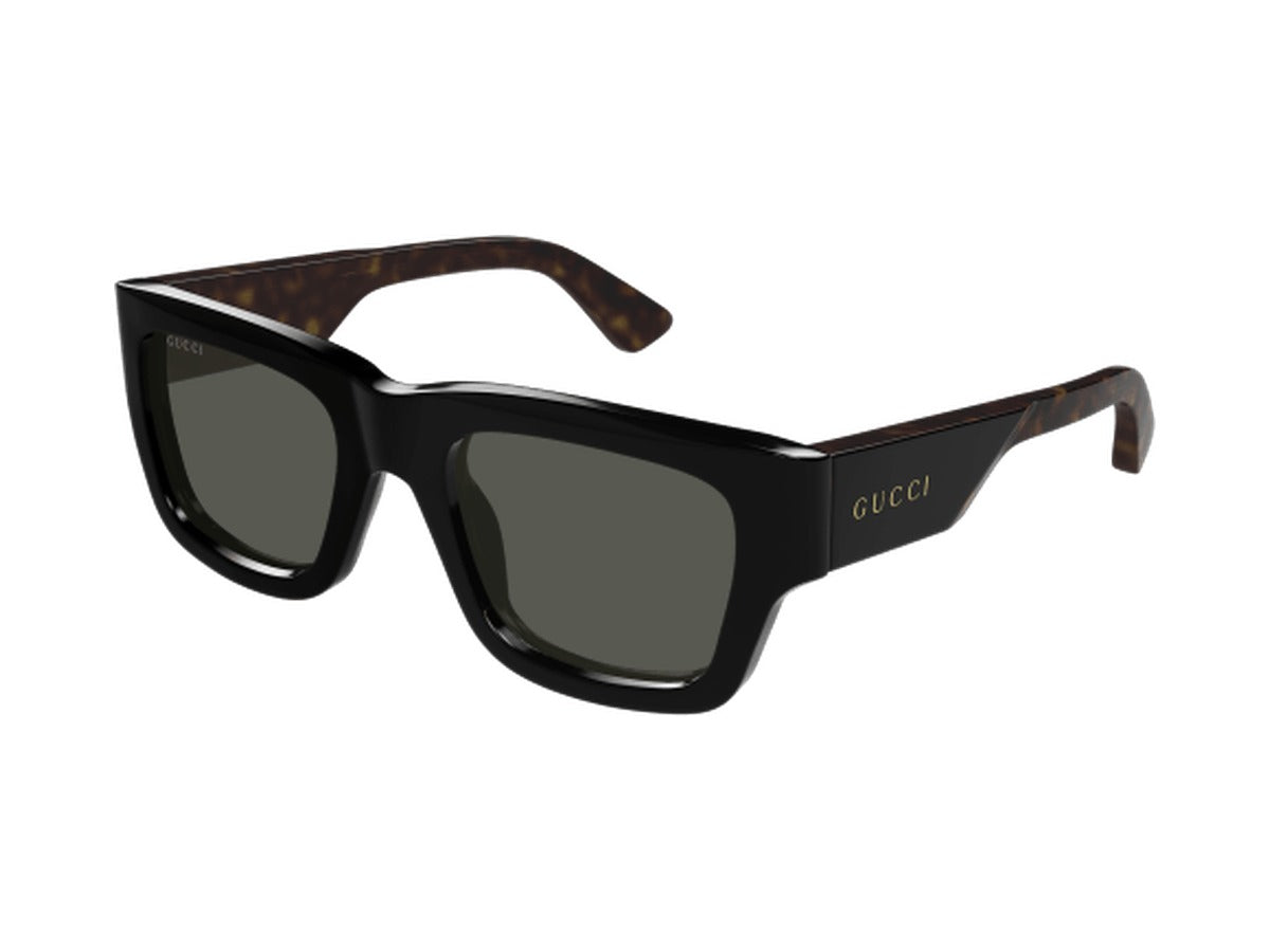 Gucci GG1668S-001 sunglasses - Black & Havana / Grey