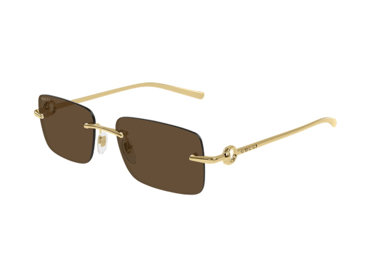 Gucci GG1703S-004 sunglasses - Gold / Brown