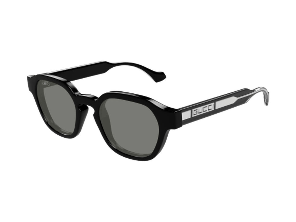 Gucci GG1730S-001 sunglasses - Black & Crystal / Grey