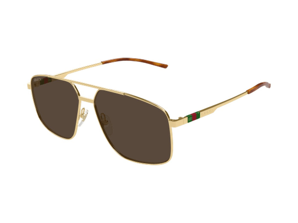 Gucci GG1676S-002 sunglasses - Gold / Brown