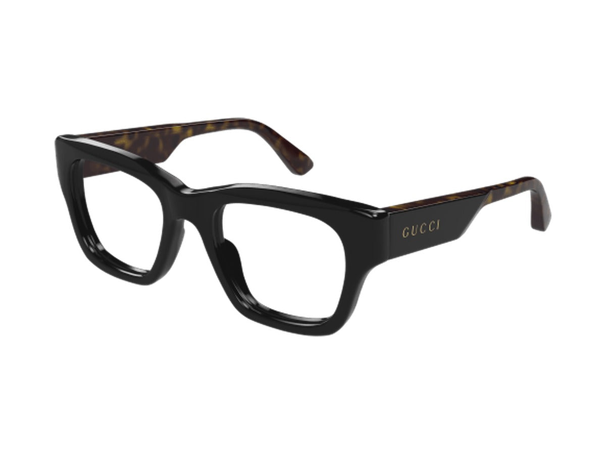 Gucci GG1669O-005 glasses - Black & Havana