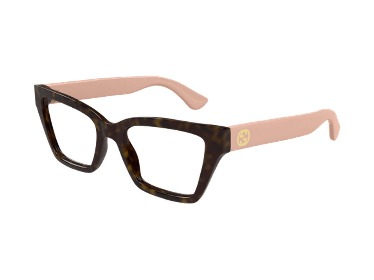 Gucci GG1715O-005 glasses - Havana & Pink