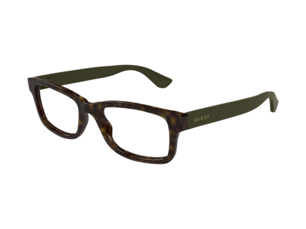 Gucci GG1717O-004 glasses - Havana & Green