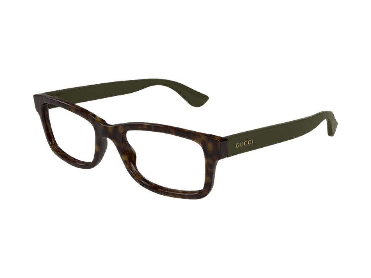 Gucci GG1717O-004 glasses - Havana & Green