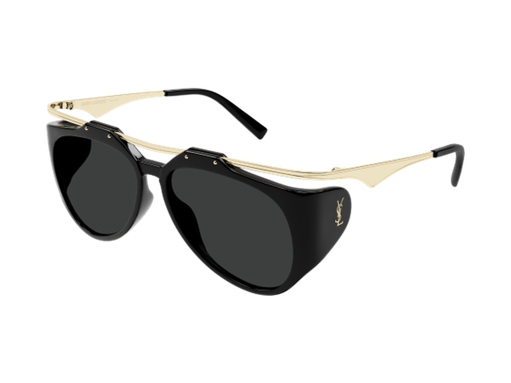 Saint Laurent SL M137 AMELIA-001 sunglasses - Black & Gold / Black