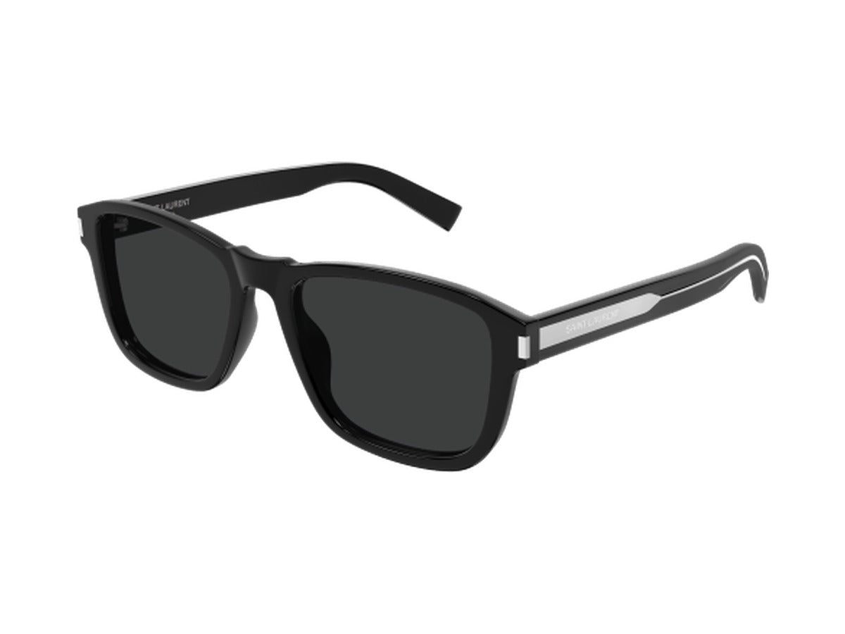 Saint Laurent SL 710-001 sunglasses - Black & Crystal / Black