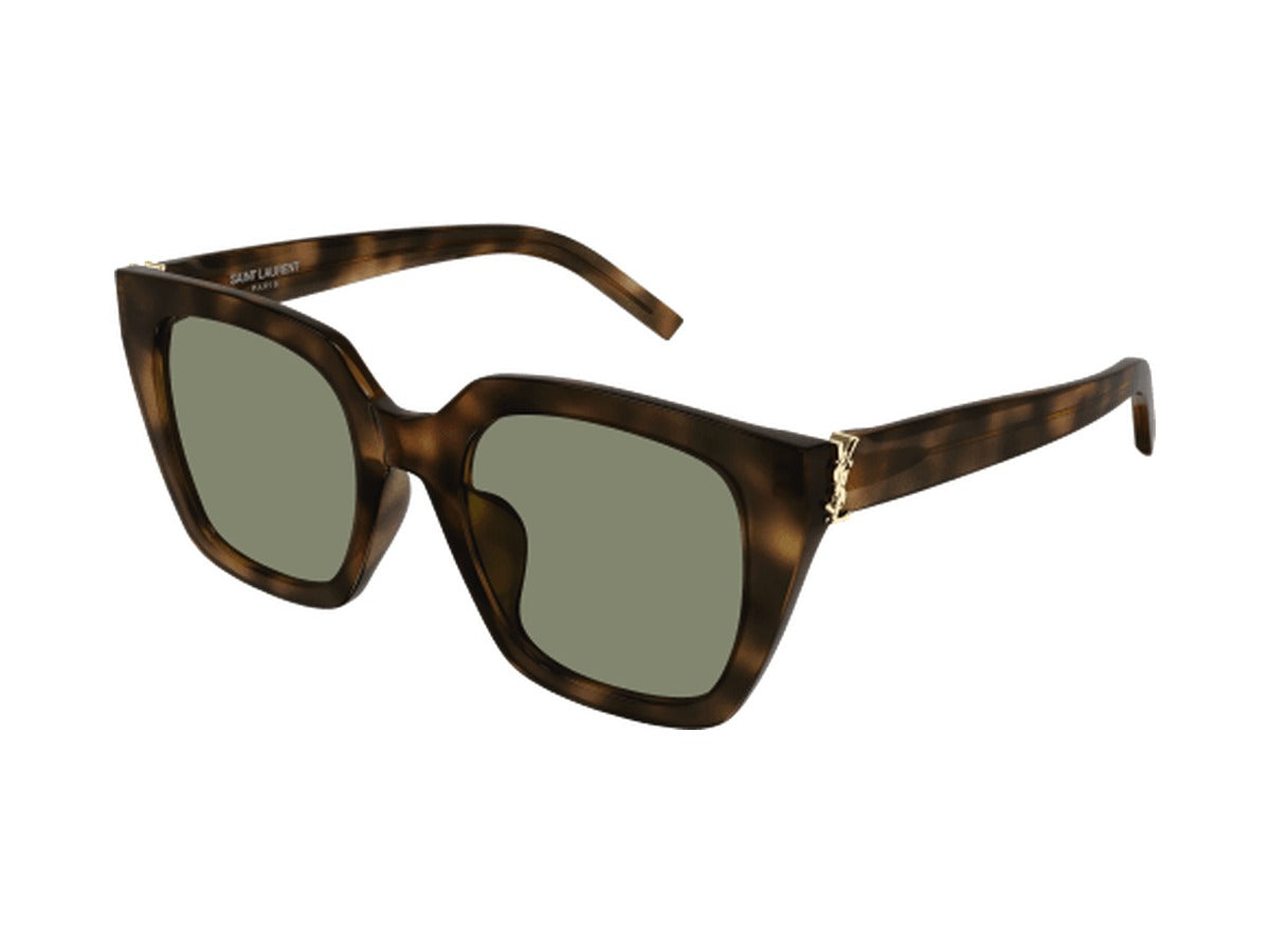 Saint Laurent SL M143-003 sunglasses - Havana / Green
