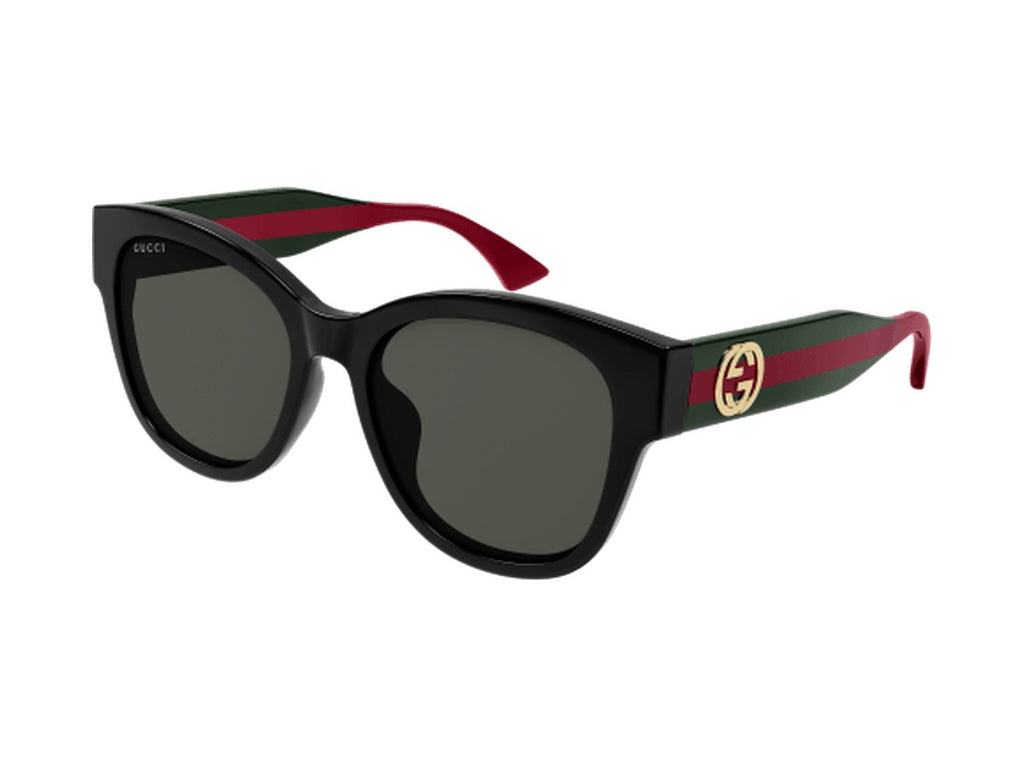 Gucci GG1866SK-001 sunglasses - Black & Green / Grey