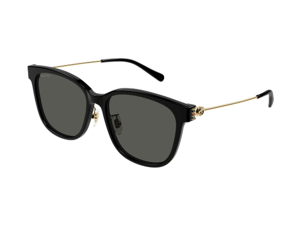 Gucci GG1884SK-001 sunglasses - Black & Gold / Grey