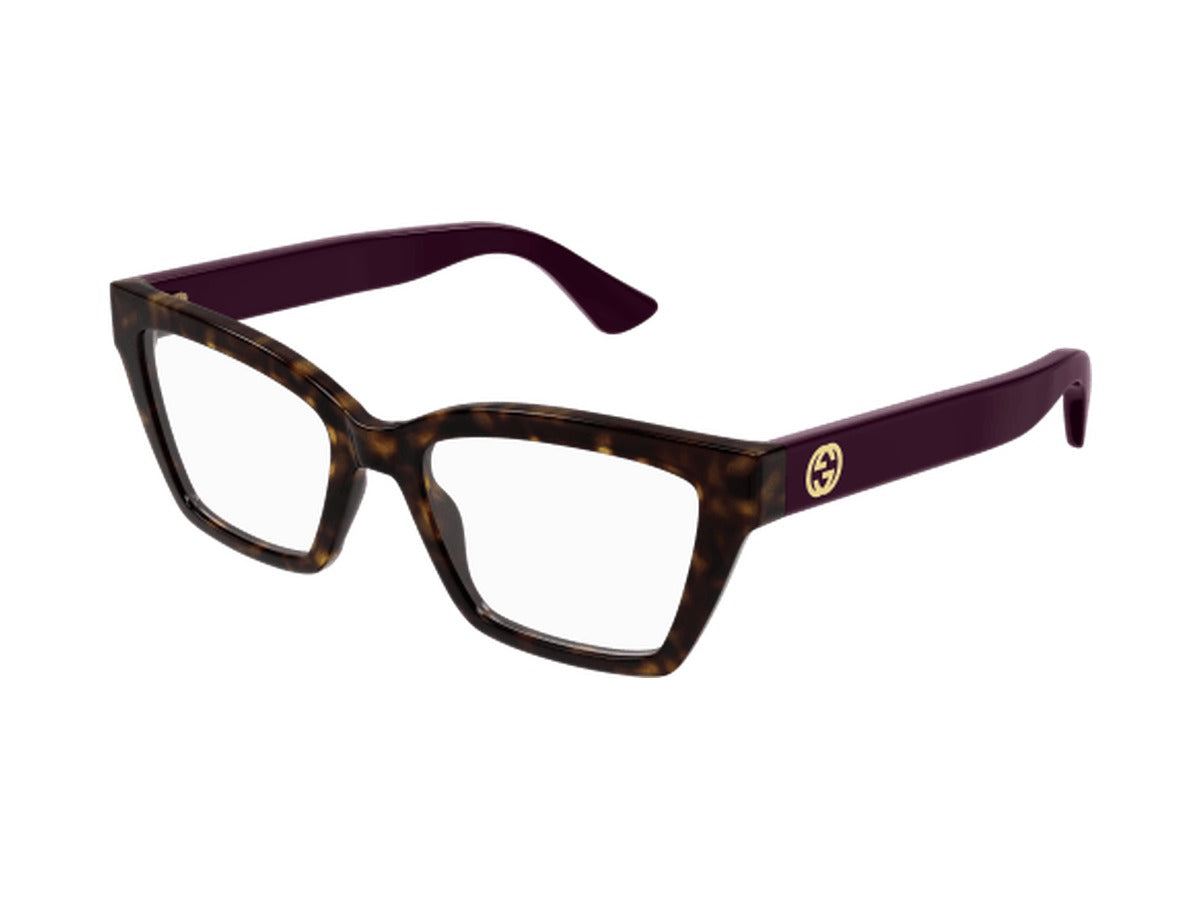 Gucci GG1715O-007 glasses - Havana & Violet