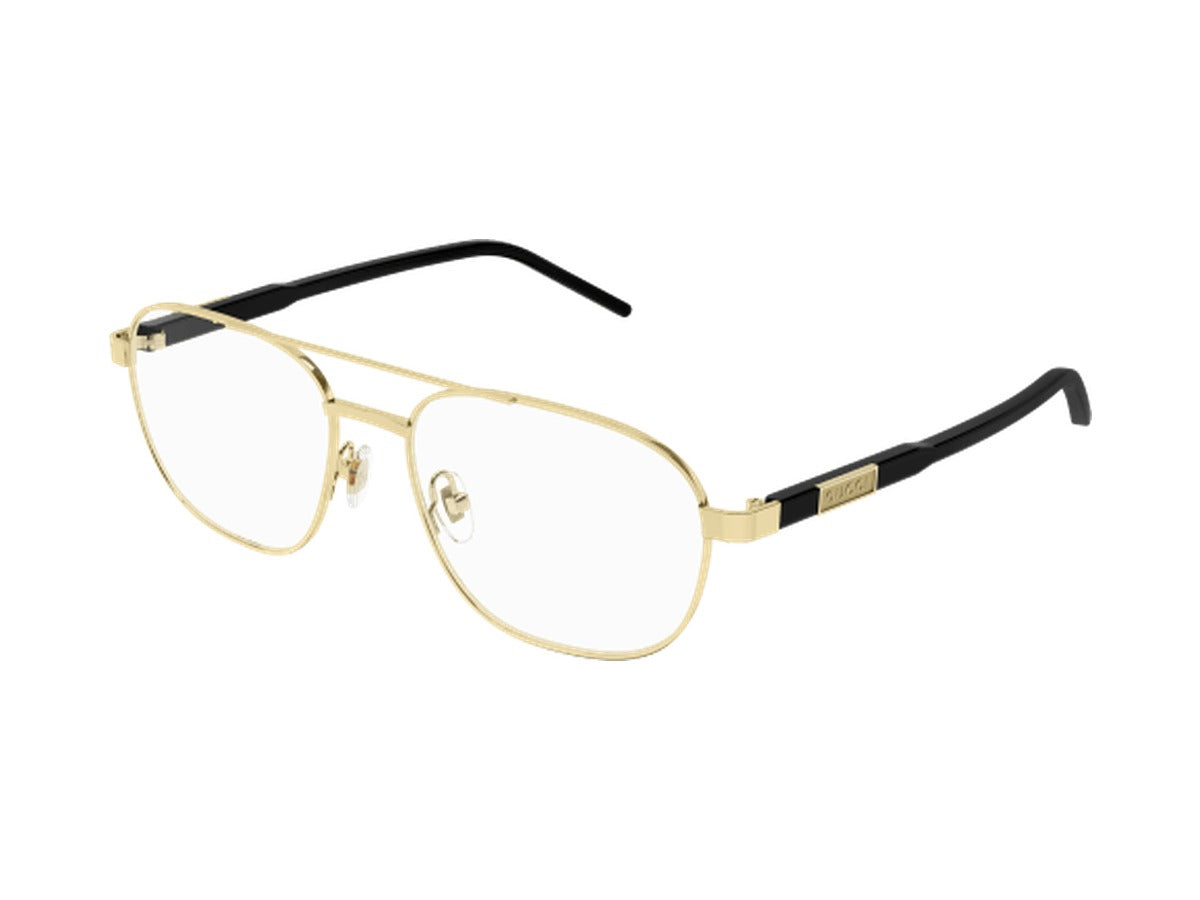 Gucci GG1800O-001 glasses - Gold & Black