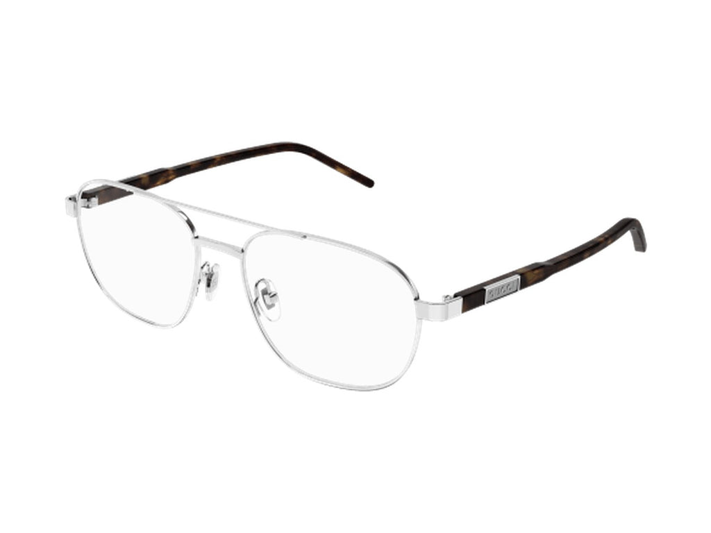 Gucci GG1800O-002 glasses - Silver & Havana