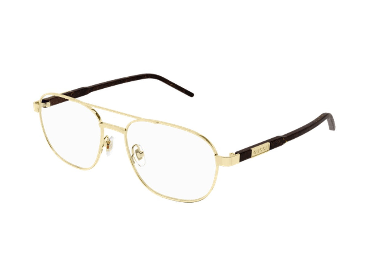 Gucci GG1800O-003 glasses - Gold & Brown
