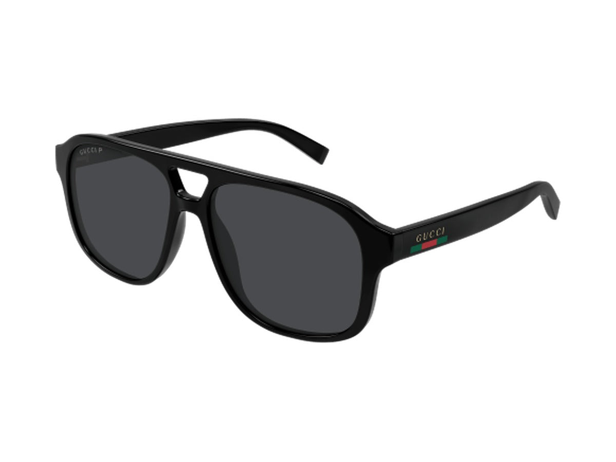 Gucci GG1856S-005 sunglasses - Black / Grey (Polarised)