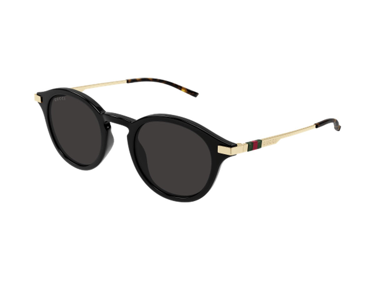 Gucci GG1890S-001 sunglasses - Black & Gold / Grey