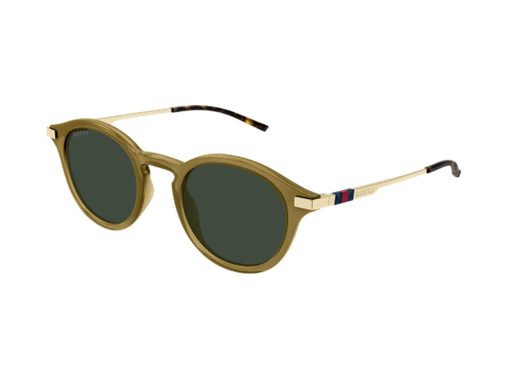 Gucci GG1890S-003 sunglasses - Brown & Gold / Green