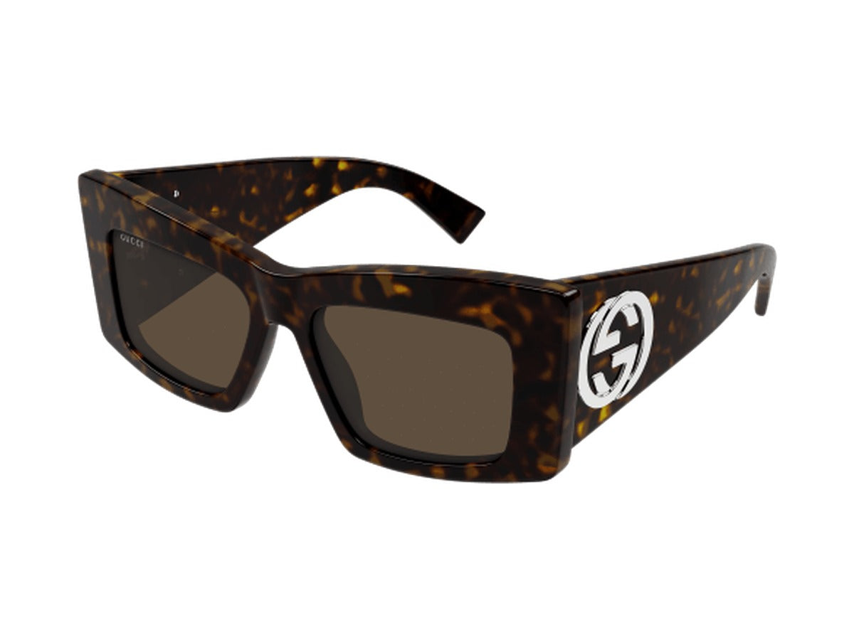 Gucci GG1842S-002 sunglasses - Havana / Brown