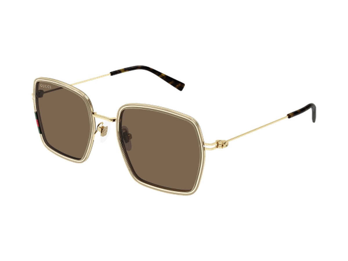 Gucci GG1848S-003 sunglasses - Beige & Gold / Brown