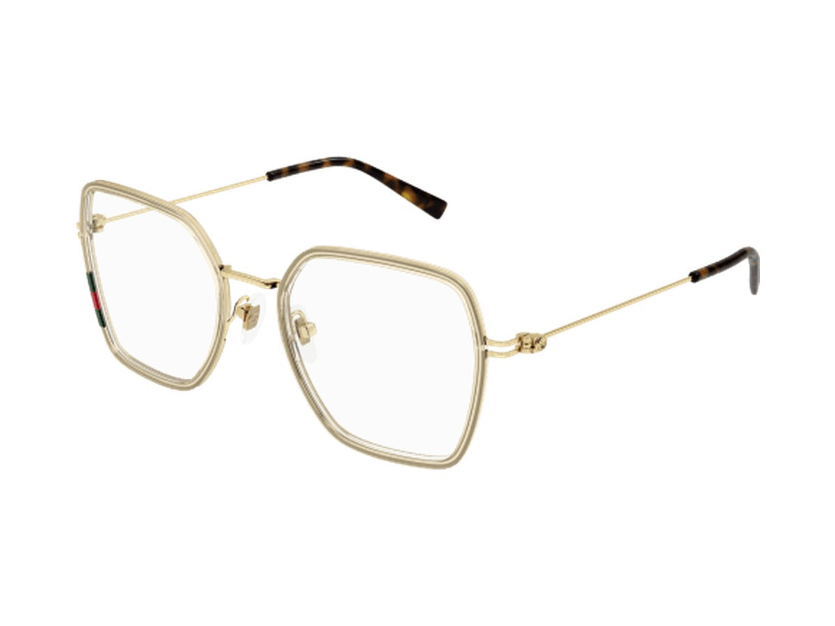 Gucci GG1850O-003 glasses - Yellow & Gold