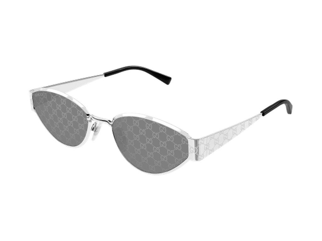 Gucci GG1853S-002 sunglasses - Silver / Smoke