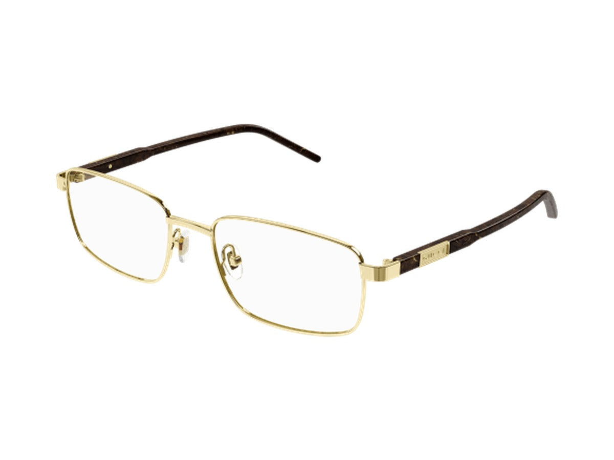 Gucci GG1801O-007 glasses - Gold & Brown