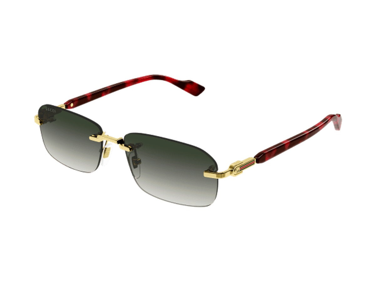 Gucci GG1221S-006 sunglasses - Gold & Havana / Grey