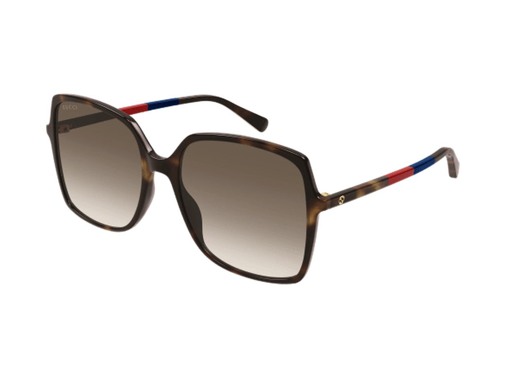 Gucci GG0544S-008 sunglasses - Havana / Brown