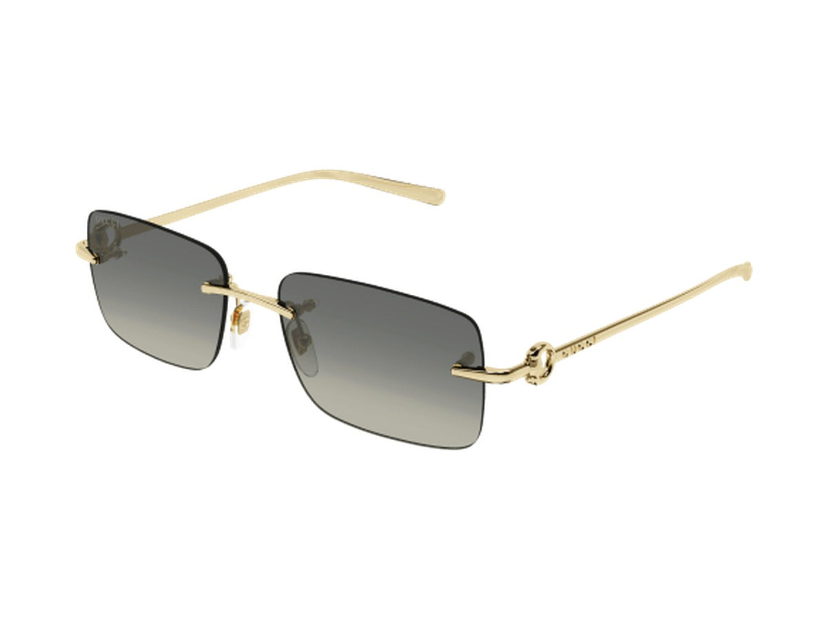 Gucci GG1703S-005 sunglasses - Gold / Grey