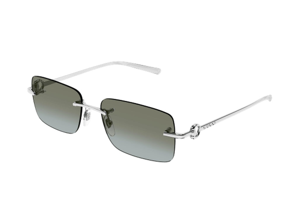 Gucci GG1703S-007 sunglasses - Silver / Brown