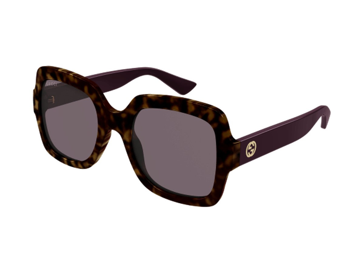 Gucci GG1337S-009 sunglasses - Havana & Violet / Violet