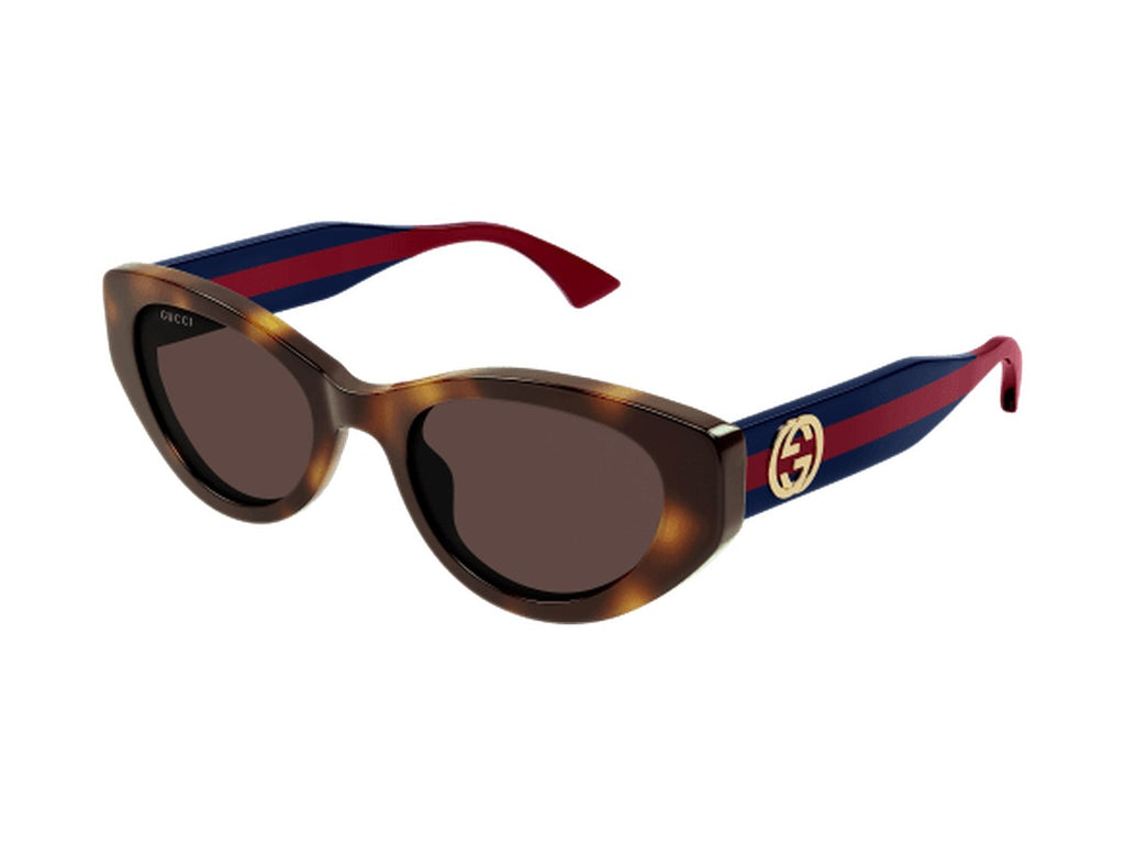 Gucci GG1862S-002 sunglasses - Havana & Blue / Brown