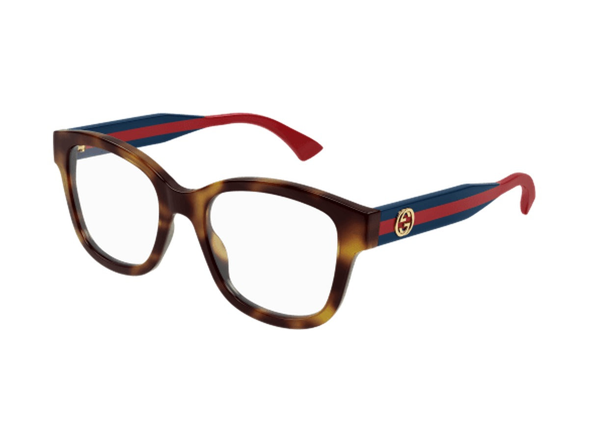 Gucci GG1863O-002 glasses - Havana & Blue