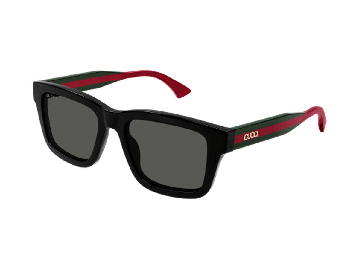 Gucci GG1869S-001 sunglasses - Black & Green / Grey