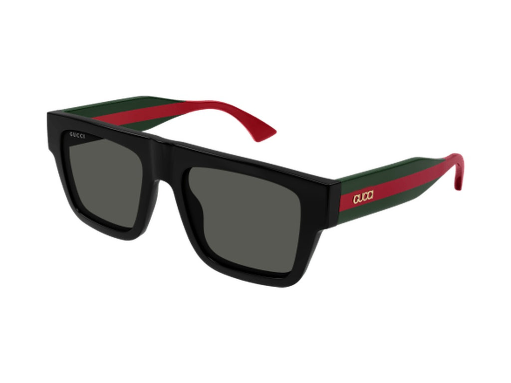 Gucci GG1868S-001 sunglasses - Black & Green / Grey