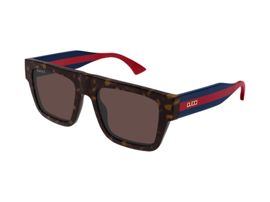 Gucci GG1868S-002 sunglasses - Havana & Blue / Brown