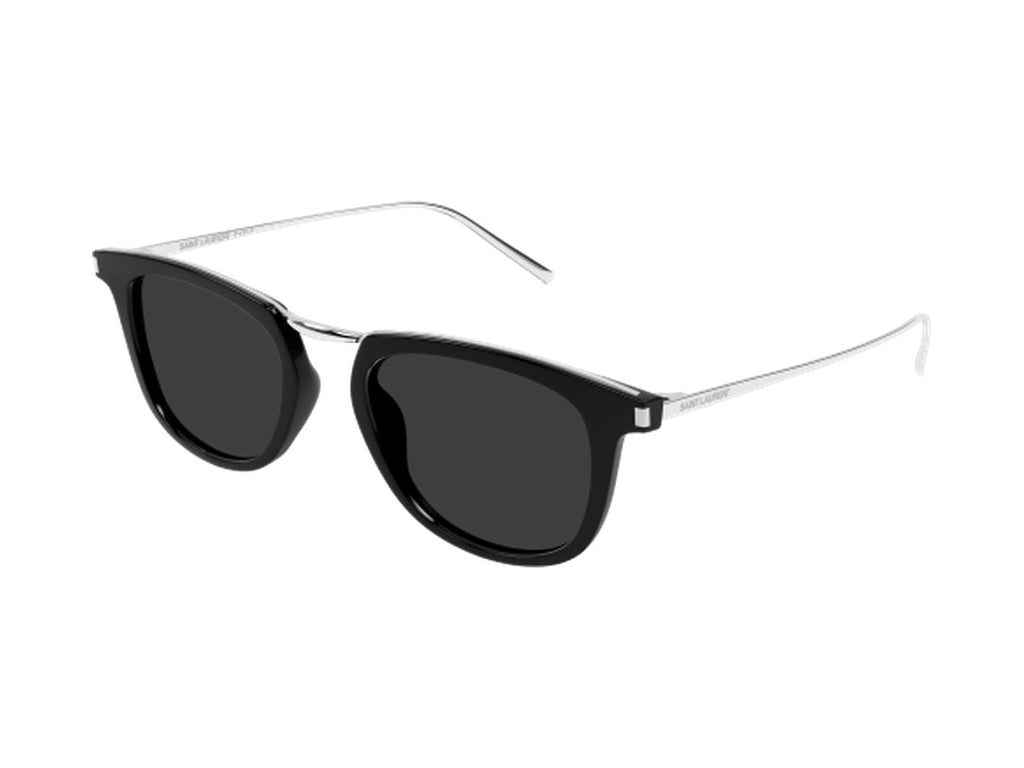 Saint Laurent SL 753-001 sunglasses - Black & Silver / Black
