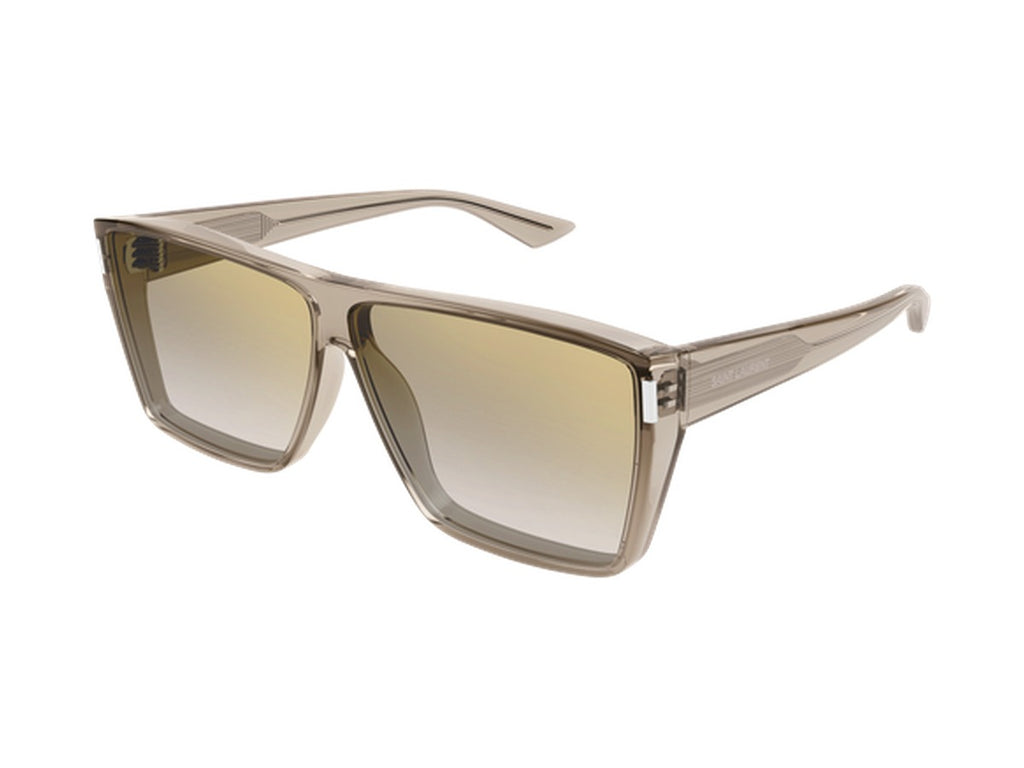 Saint Laurent SL 756-003 sunglasses - Yellow / Brown