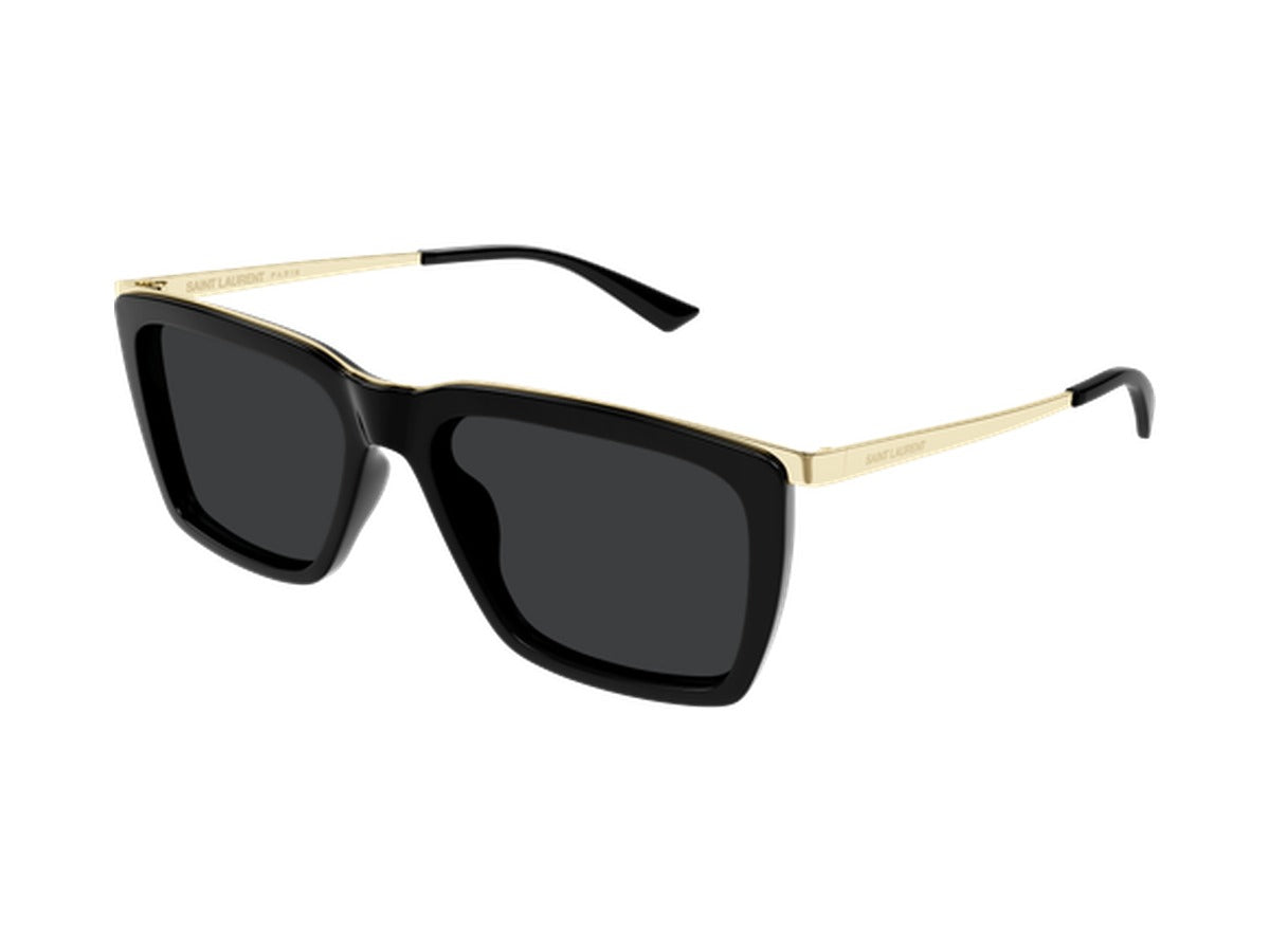 Saint Laurent SL 765-001 sunglasses - Black & Gold / Black