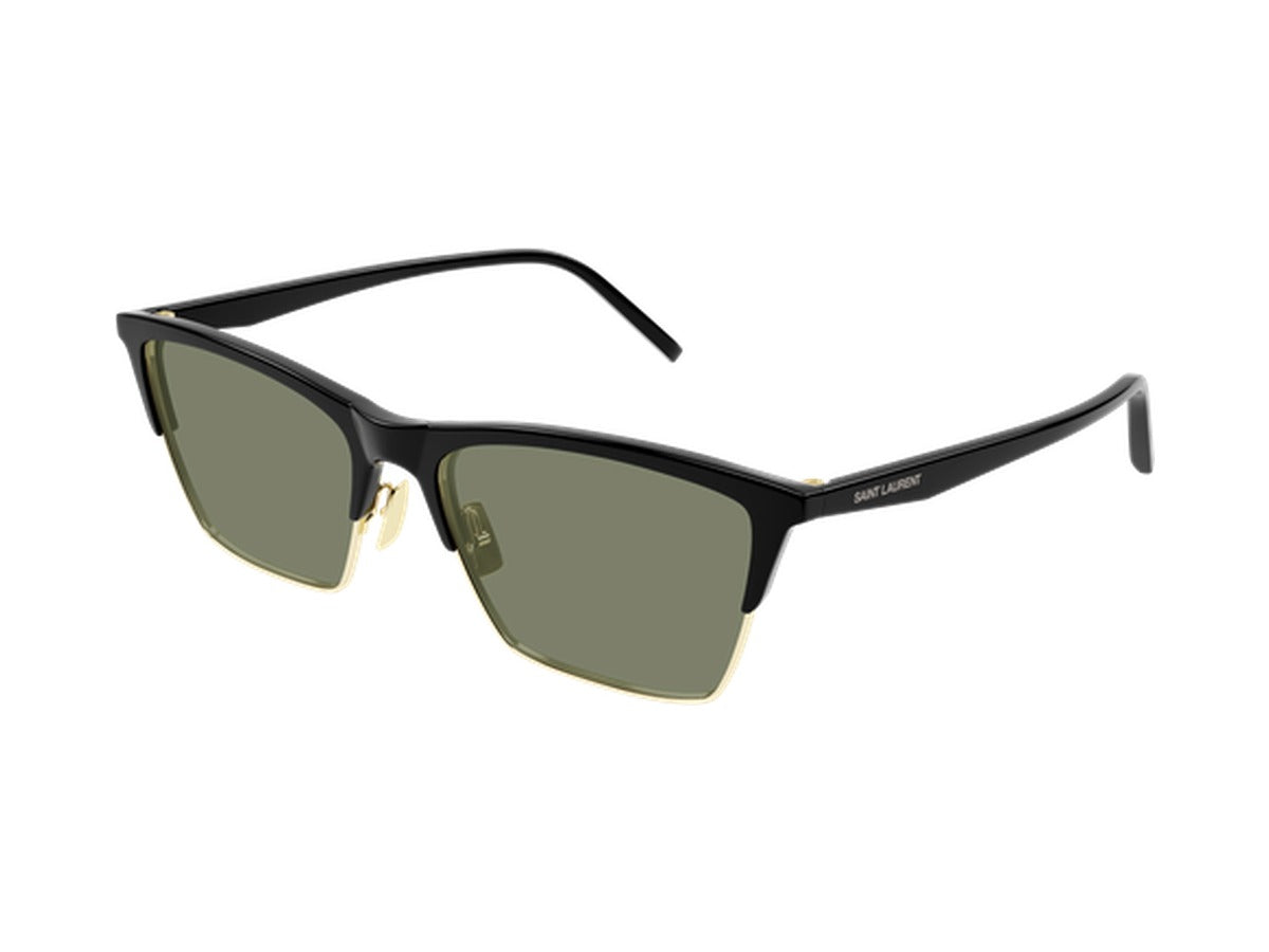 Saint Laurent SL 767-001 sunglasses - Black / Green