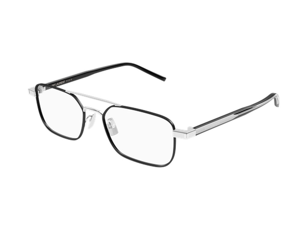 Saint Laurent SL 780-003 glasses - Silver & Crystal 2
