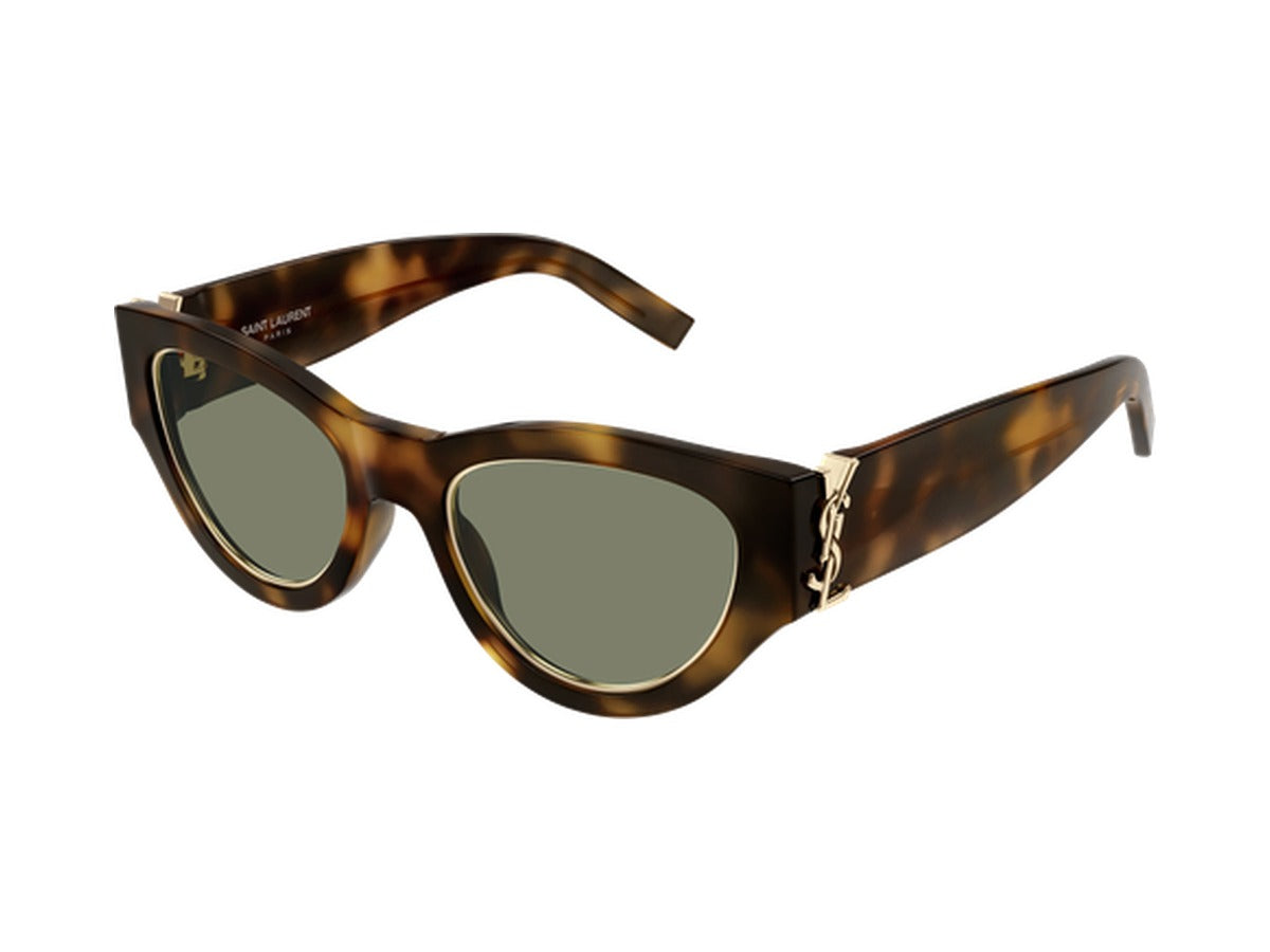 Saint Laurent SL M94 RIM-001 sunglasses - Havana / Green