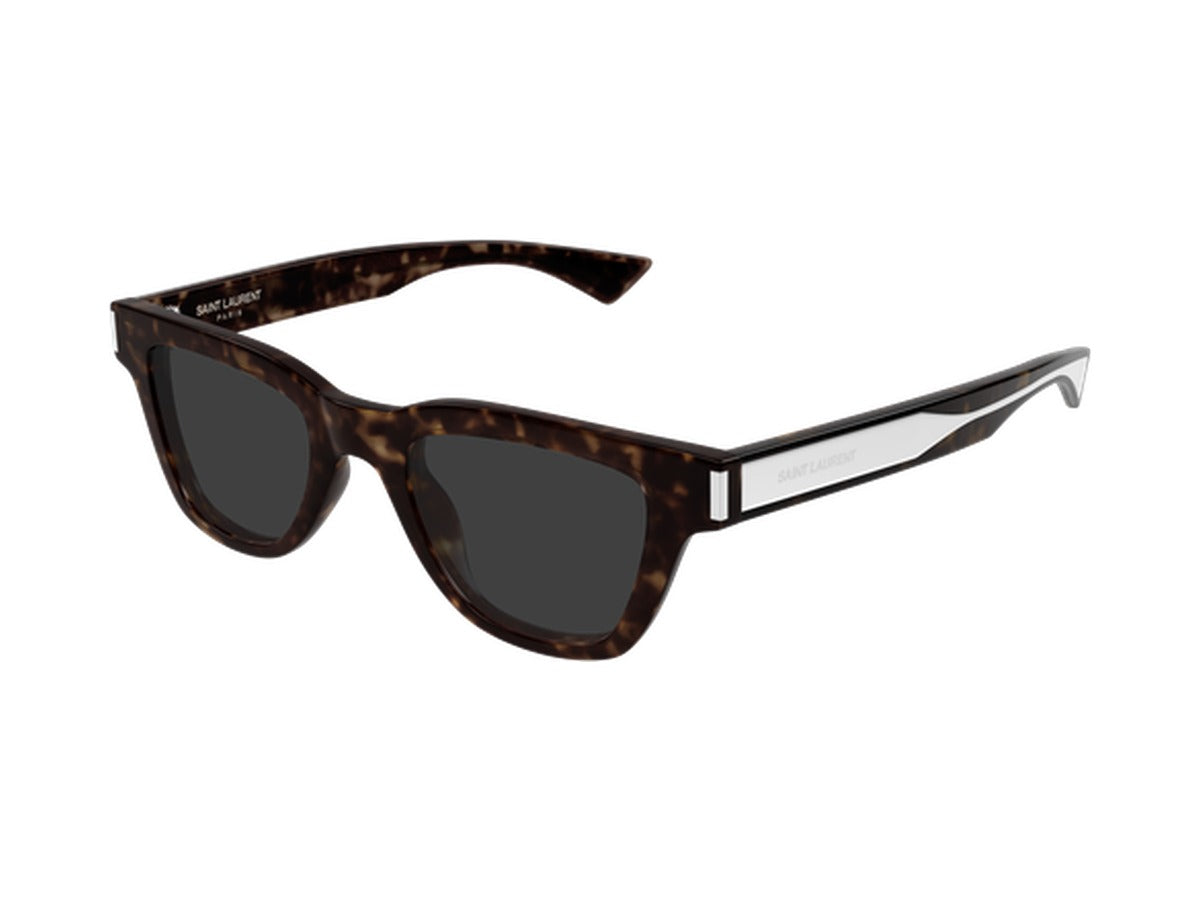 Saint Laurent SL 789 JACQUES-002 sunglasses - Havana & Crystal / Grey