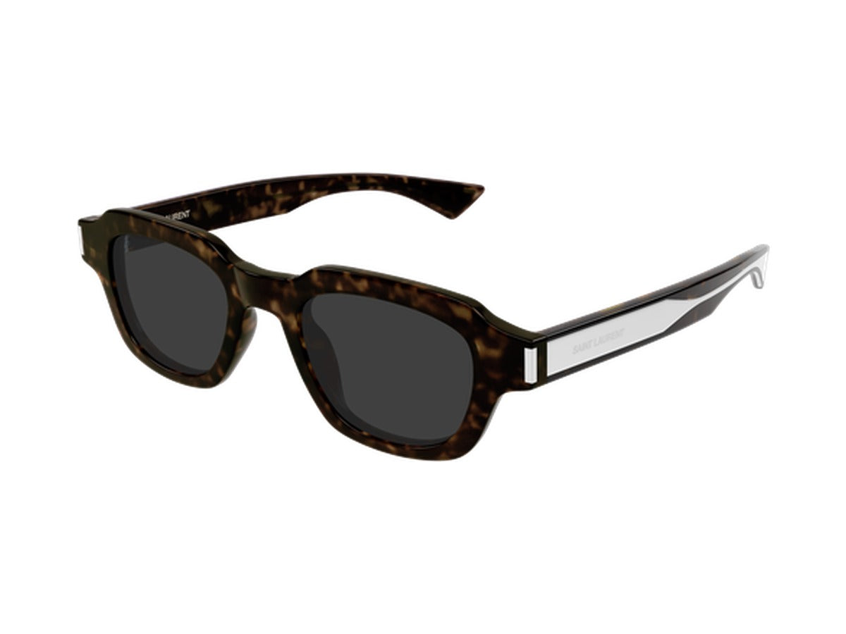 Saint Laurent SL 791-002 sunglasses - Havana & Crystal / Grey
