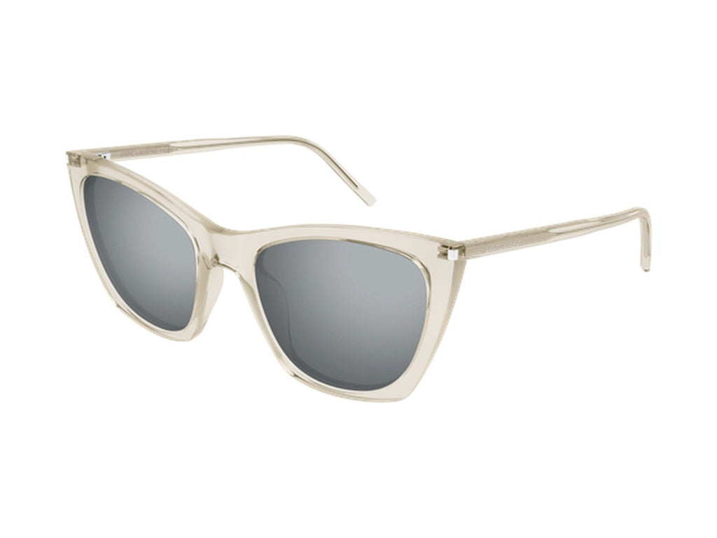 Saint Laurent SL 214 KATE THIN-004 sunglasses - Beige / Silver