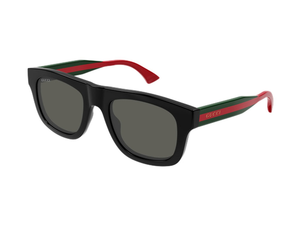 Gucci GG1991S-001 sunglasses - Black & Green / Grey