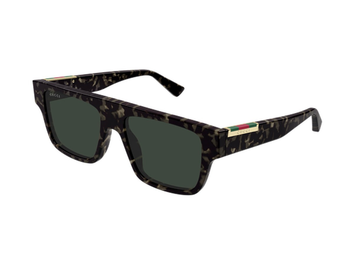 Gucci GG1960S-004 sunglasses - Havana / Green