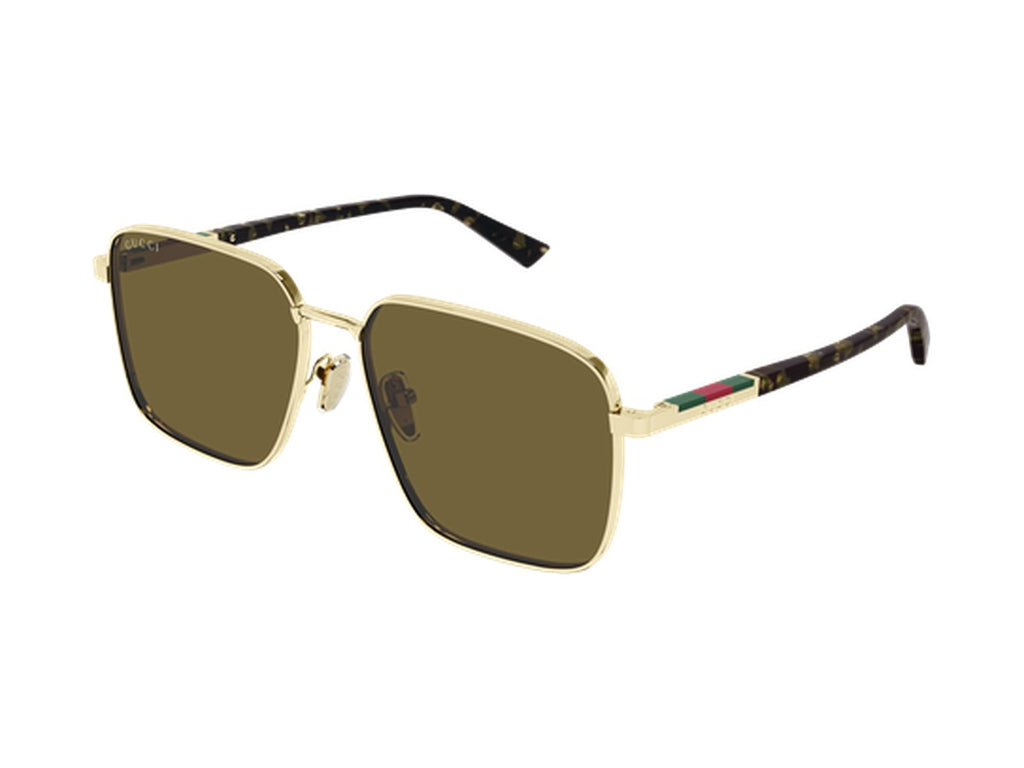 Gucci GG1965SK-003 sunglasses - Gold & Havana / Brown