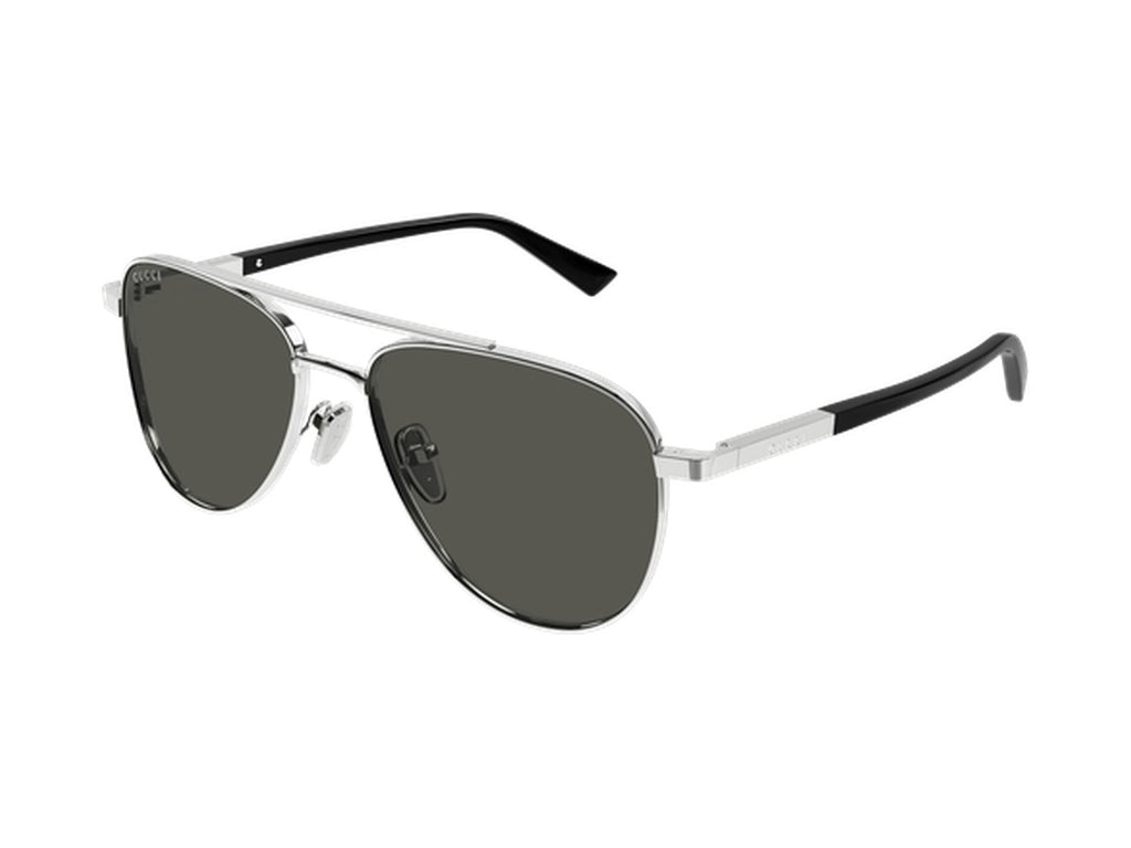 Gucci GG1962S-001 sunglasses - Silver & Black / Grey